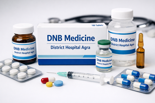 DNB Medicine District Hospital Agra